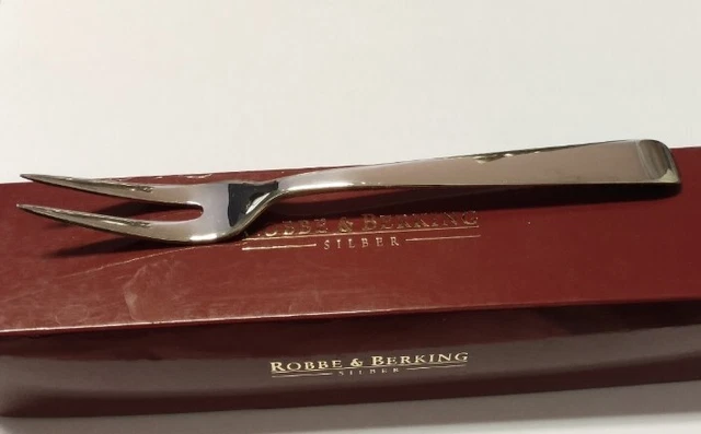 ROBBE BERKING R&B ALTA GROßE FLEISCH GABEL VORLEGER 925 STERLING SILBER BESTECK