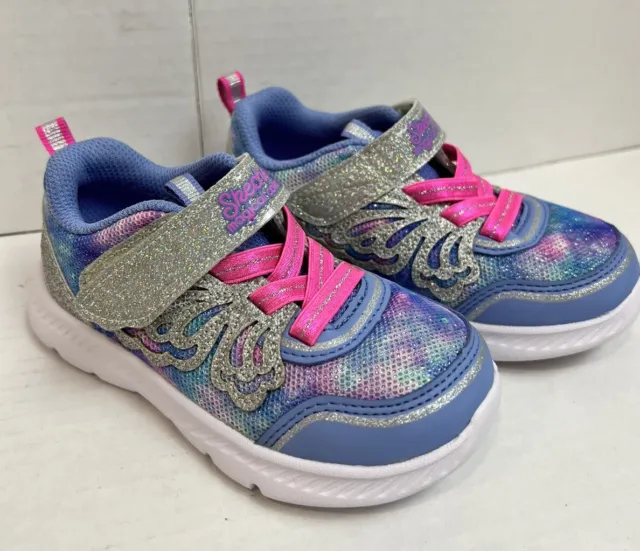 NEW NWOB Skechers Magical Collection Unicorn Glitter Shoes Little Girls US Sz: 7