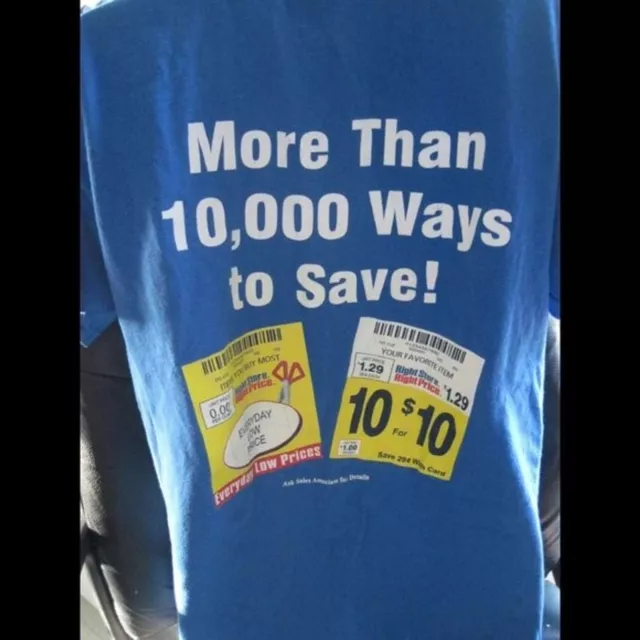 More Than 10k Ways To Save Low Price Tags Medium Blue Kroger Work T- Shirt Tee