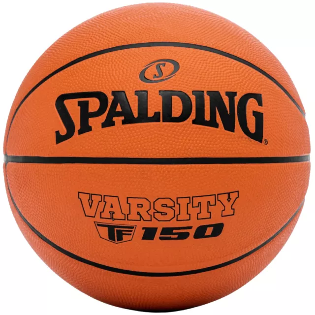 ballons de basket Unisexe, Spalding Varsity TF-150 FIBA Ball, Orange