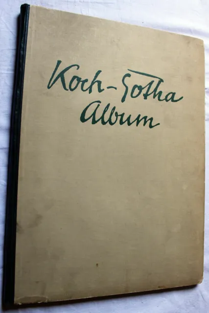 Altes Buch Koch-Gotha Album von ca.1914