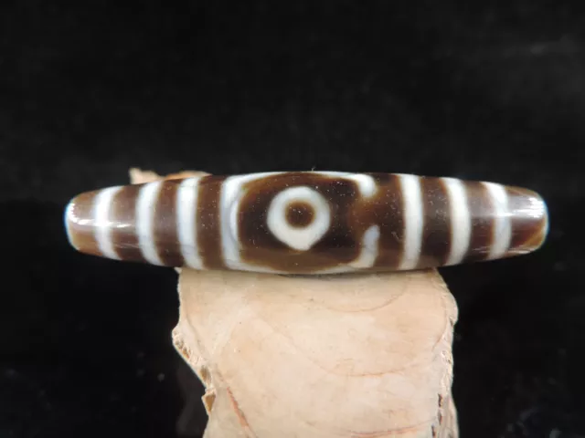 3 Eyes Antique Tibetan Agate Dzi Beads Amulet for Necklace Pendant Gzi Bead G1