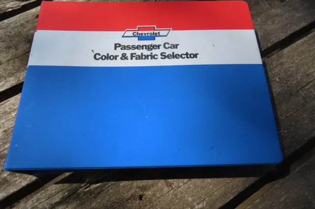 1974 CHEVROLET Passenger Car Color & Fabric Selector DEALER Book