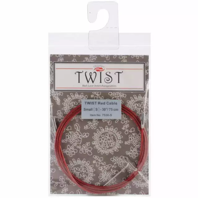 ChiaoGoo Twist Interchangeable Circular Knitting Needle Red Cable