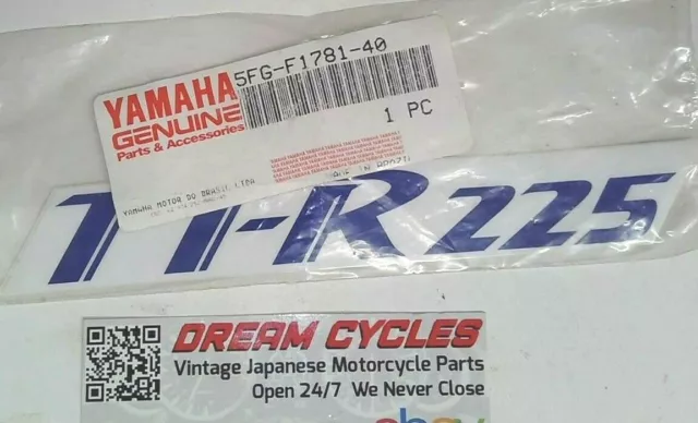 Nos Genuine Yamaha Ttr225 2003 Emblem 1 5Fg-F1781-40 Fast Shipping