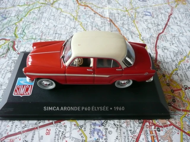 Miniature AFAM Simca Aronde Elysée Break 1/43 - Tôlé Vert - Résine Montée