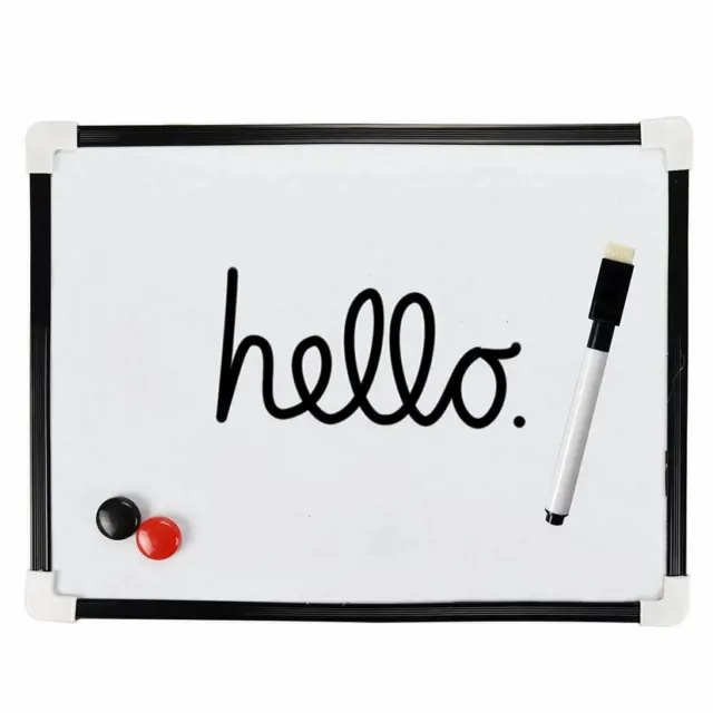 Dry Whiteboard Magnetic Wipe Board Office Notice White Large Home School Small