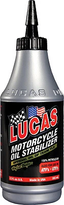 Lucas Oil Motorcycle Oil Stabilizer - 12 oz 10727 53-1126 58-5260