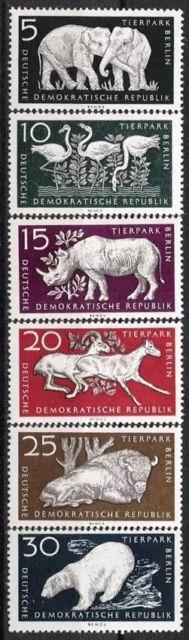 DDR Nr.551/56 ** Tierpark Berlin 1956, postfrisch