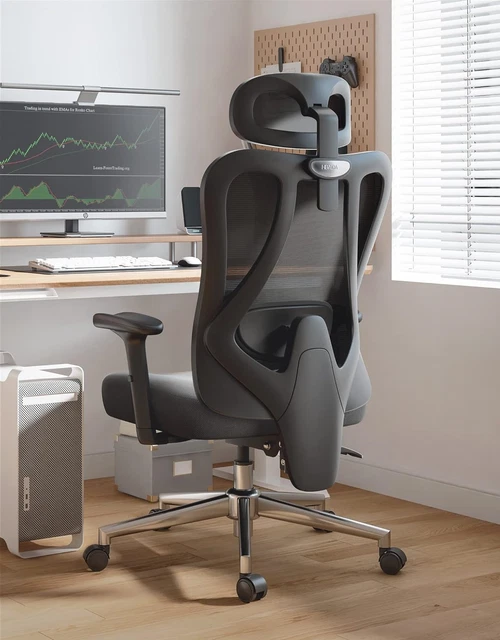 Hbada Ergonomic Office Chair Adjustable Backrest Height, Rotatable Lifting and