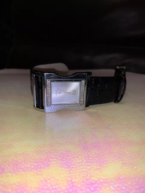Genuine Rare Christian Dior Diamond Watch