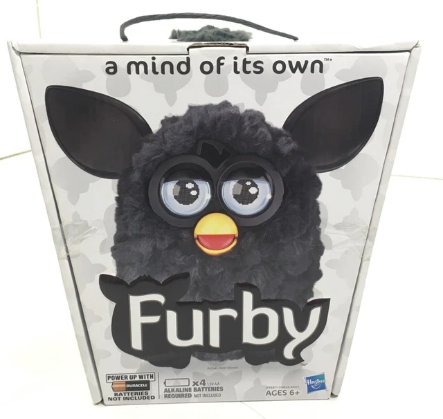 NEW SEALED! 2012 Hasbro Black Magic Charcoal Gray Furby Boom Toy
