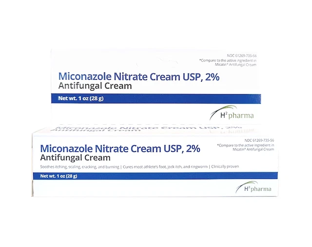 Crema antifúngica de nitrato de miconazol 2% atleta picazón 1 oz - X 6 tubos