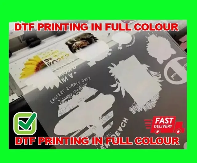 DTF PRINTING any design in full-color print  558mm x 1000mm