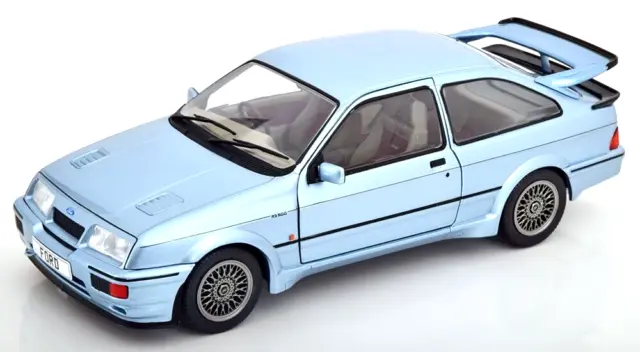 Ford Sierra Rs Cosworth Rs500 Met-Blue 1:18 Scale Diecast Model Lovely Classic