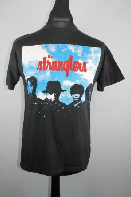 The Stranglers Shirt Jet Black Hugh Cornwell Original Vintage Dreamtour UK 1987