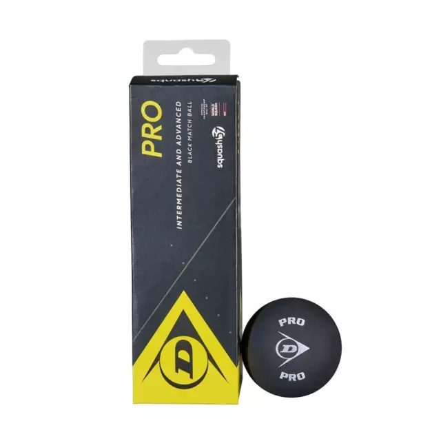 Dunlop Pro Racketball Squash 57 Ball - 3 Ball Box