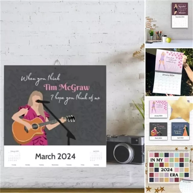 2025 CALENDAR TAYLOR Swift The Eras Tour Calendar Wall Hanging Decor