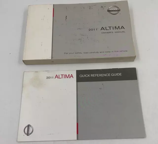 2011 Nissan Altima Owners Manual Handbook Set OEM J03B43011