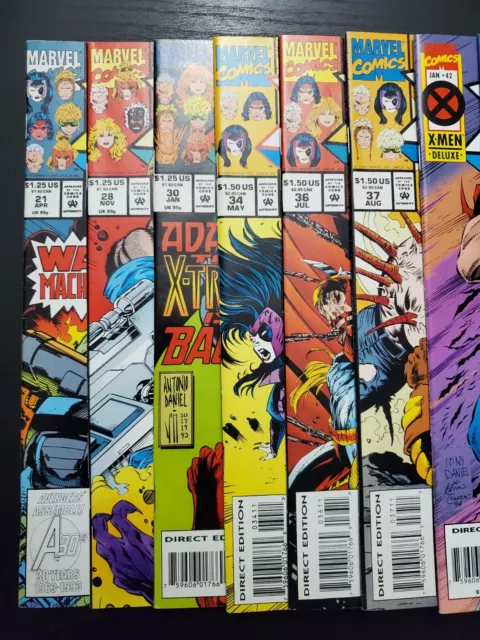 X Force 21 28 30 34 36 37 38 40 41 42 Marvel Comics (Lot of 10) VFNM