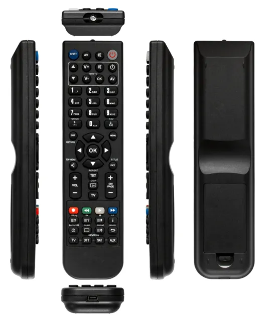 Replacement remote for Vizio XVT3D650SV, M550NV, XVT553SV, XVT323 2