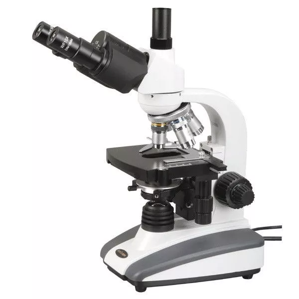 AmScope 40X-1600X Trinocular Biological Compound Microscope