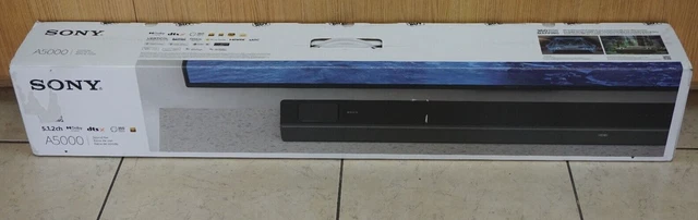 Sony Ht-A5000 5.1.2 Channel Home Theater Soundbar W/Dolby Atmos & Dts:x - Nib Sony Ht-A5000 5.1.2 Channel Home Theater Soundbar W/Dolby Atmos & Dts:x - Nib