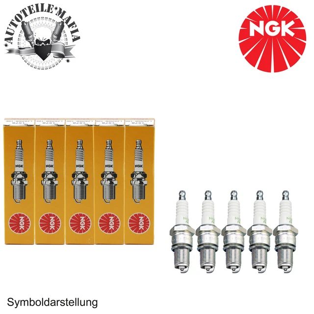 NGK Zündkerzen 5x für Ford Galaxy VW Bora Passat Sharan Vento