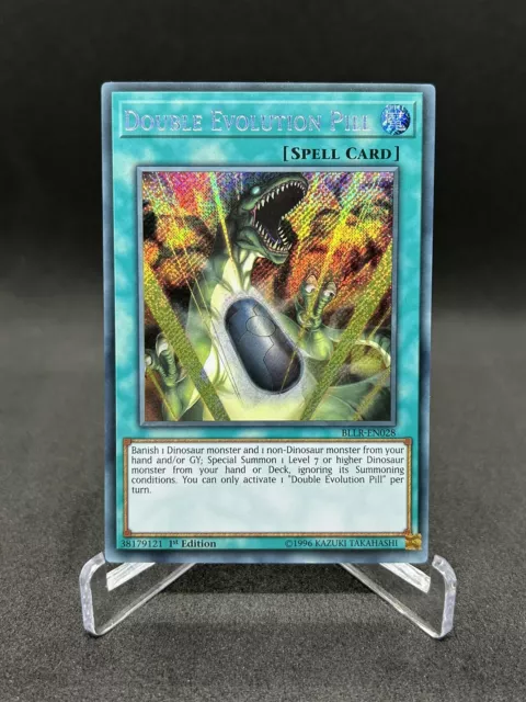 Yugioh Double Evolution Pill BLLR-EN028 Secret Rare 1st Edition NM