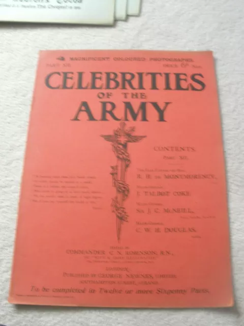 Celebrities of the Army - Comdr C N Robinson RN - Part XII