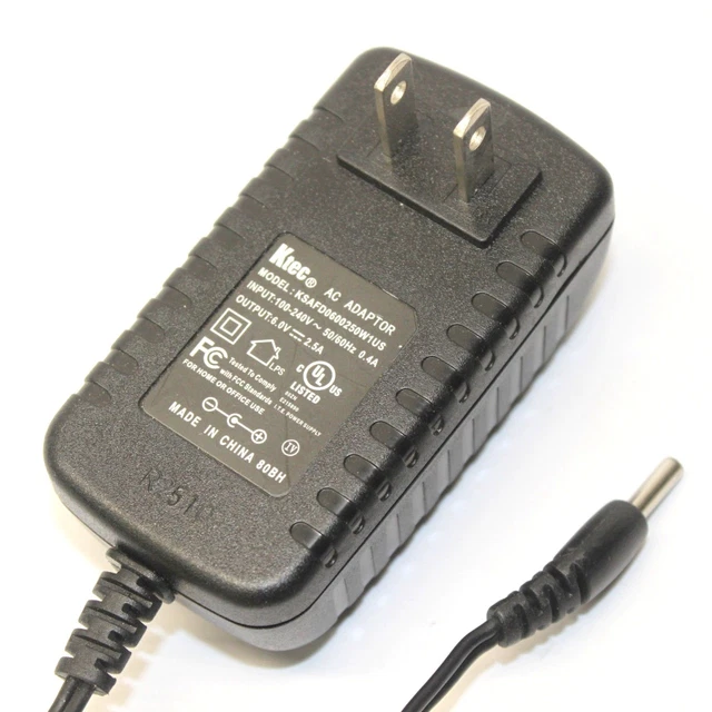 Ktec KSAFD0600250W1US AC Adapter Power Supply Charger 5 Volts 2.5A Transformer