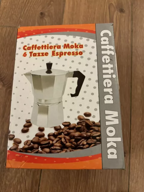 BNWB Kaffeemaschine Mokka 6 Espressotassen
