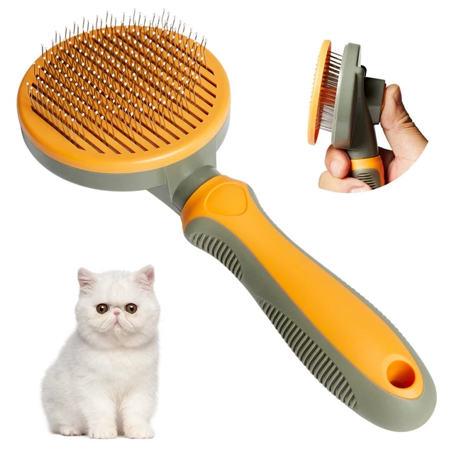 Pet Hair Remover Dog Cat Comb Grooming Massage Deshedding Self Cleaning Brush