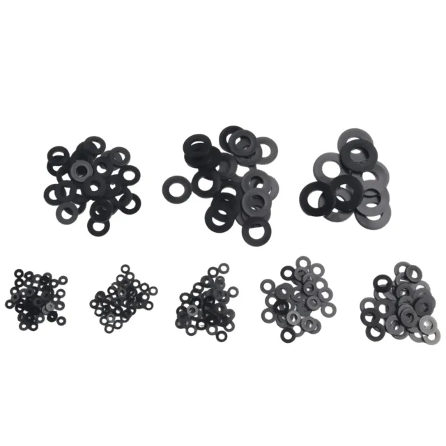 Gummi Nylon-Gummi-O-Ring M2-M10 Reparatur Schlauch Schwarz 2cm 7*6 Dichtung