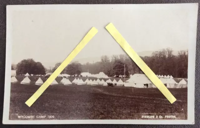 Royal Bucks Hussars - Military - Wycombe Camp - Real Photo Postcard 1906