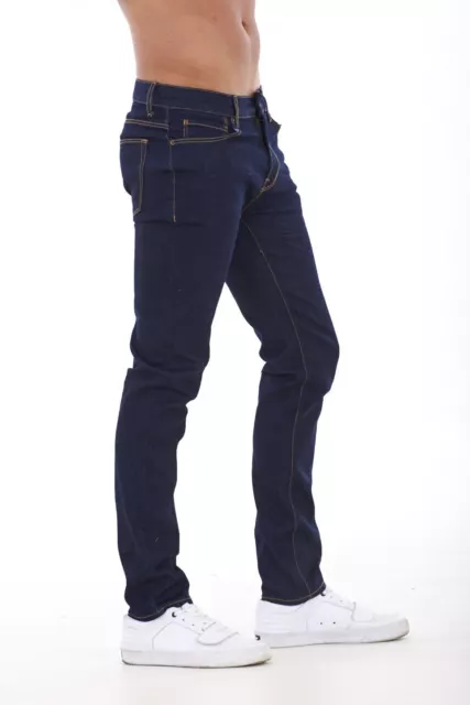 New Mens Boys Slim Fit Stretch Quality Jeans Regular Smart Branded Trouser 30-42