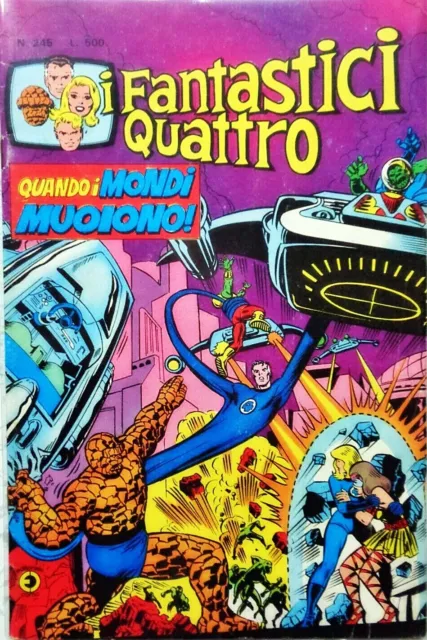 I Fantastici Quattro ed. Corno n. 245 Quando i mondi muoiono