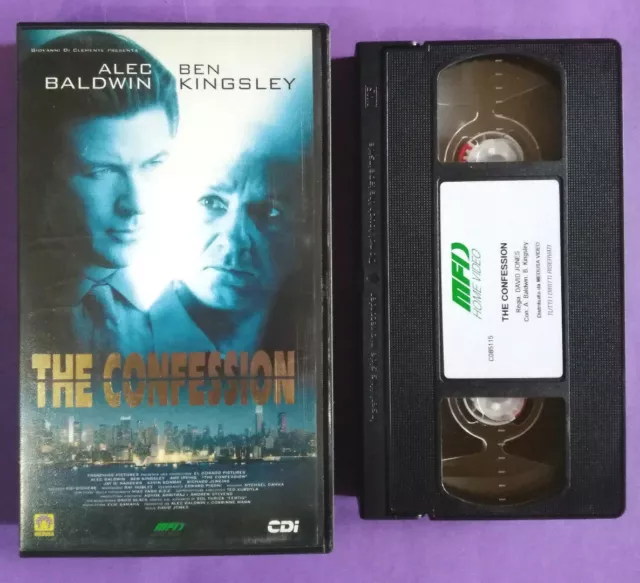 VHS Film Ita Thriller The Confession Alec Baldwin Kingsley Videocassetta (V205)