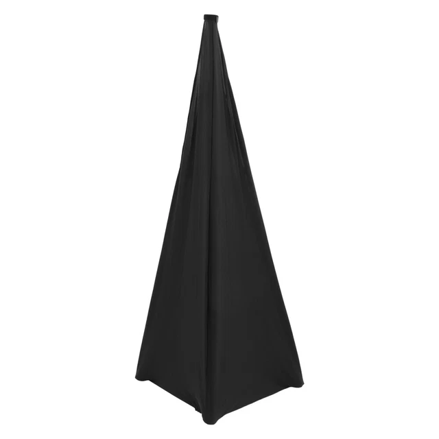 SHOWERORO Housse De Protection Pliable Pour Support D'Enceinte DJ - Couverture Polyester Noire Robuste