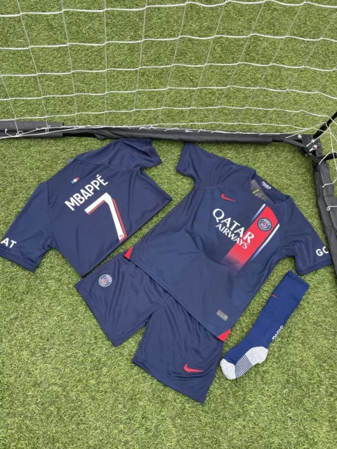 FzlOt PSG Football Kit Kids Paris PSG Kit Home Away Jersey PSG