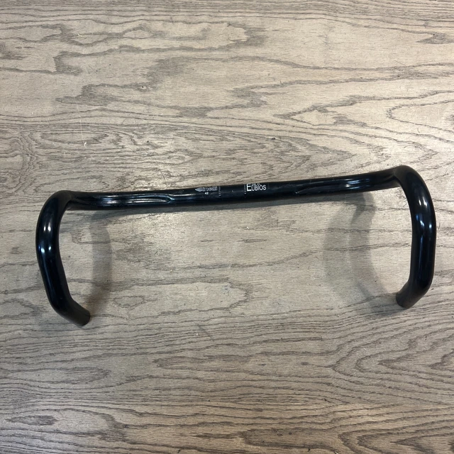 ￼Cinelli Eubios Road Bike Drop Bar Handlebar 26.0mm 42cm Black