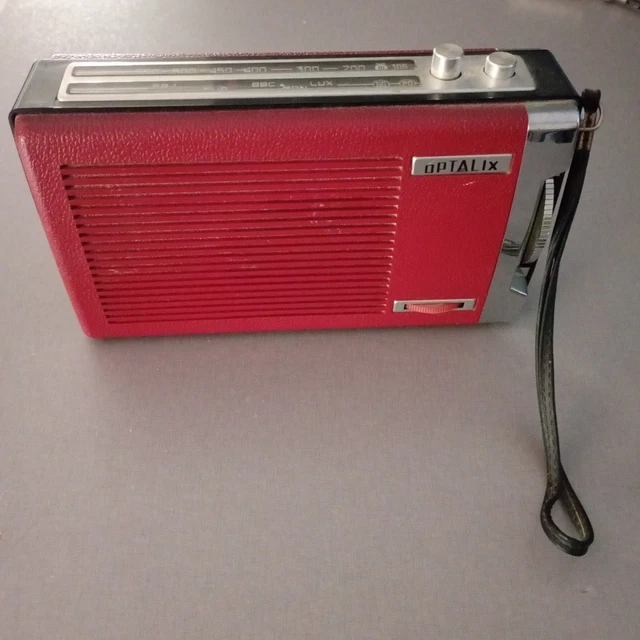 Transistor Optalix TO 201 – Marron Clair, Pièce Détachée Radio (occasion)