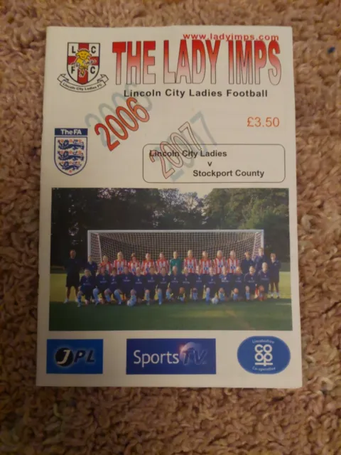 06/07 Lincoln City vs Stockport County (Womens Northern Premier League)