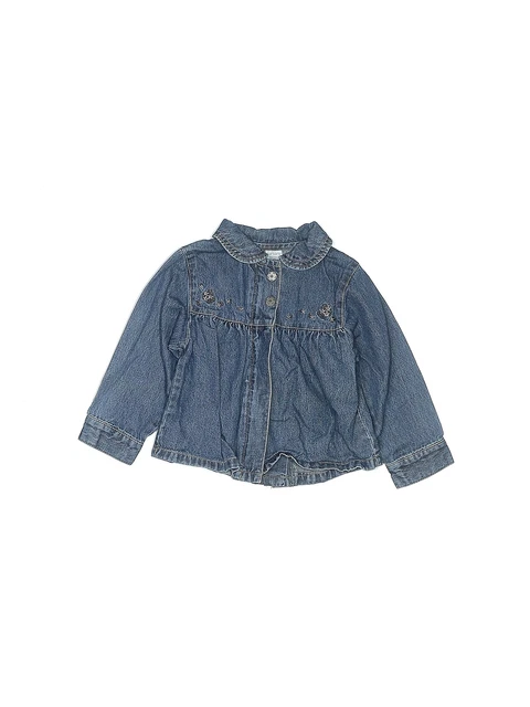 Carter's Girls Blue Denim Jacket 24 Months