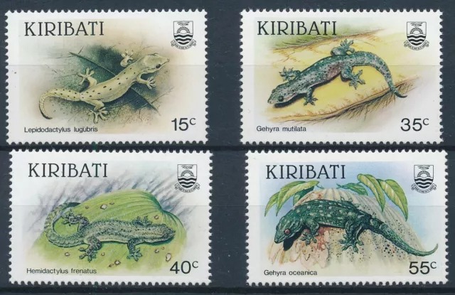 [BIN21180] Kiribati Lizards good set very fine MNH stamps