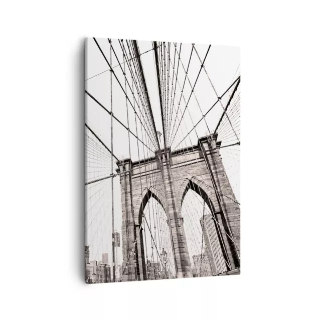 Impression sur Toile 50x70cm Tableaux Image Photo Pont Architecture New York