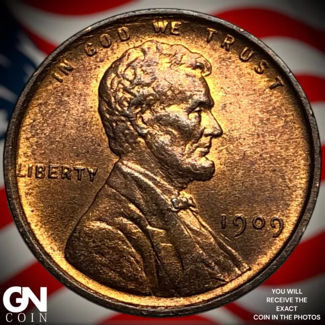 1909 VDB Lincoln Cent Wheat Penny  Q9340