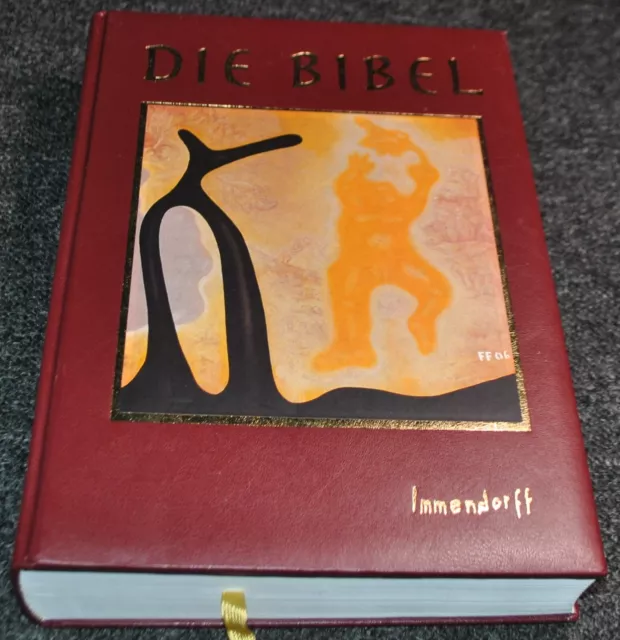 Die Immendorf Bibel Bild Bertelsmann mit den Spätschriften des Alten Testaments