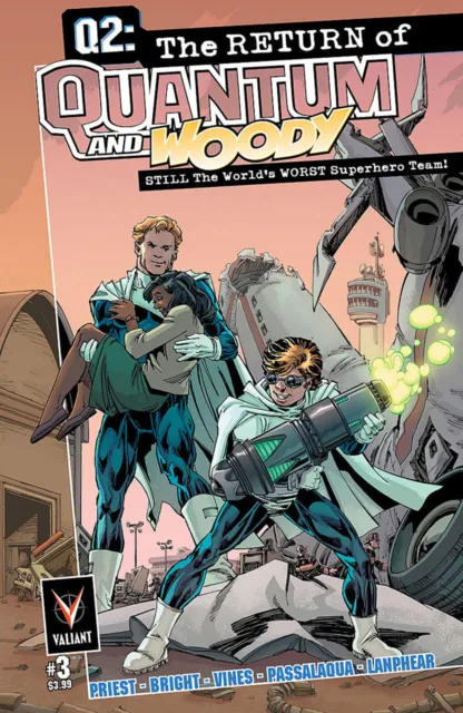 Q2: The Return Of Quantum And Woody (2014) #3 Vf/Nm Cover A Valiant Comics