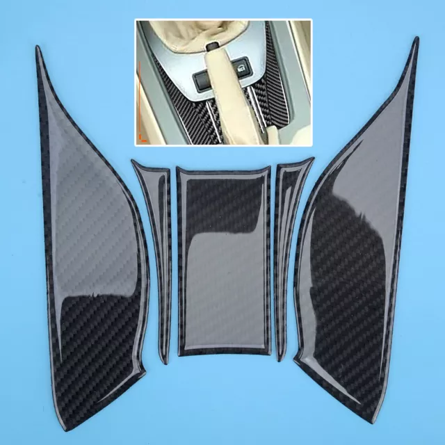 Carbon Fiber Car Gear Shift Panel Cover Trim Fit For BMW Z4 E85 E86 2003 to 2008